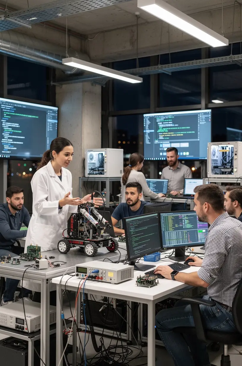 Imagine a specialist explicând cum să configurezi un instrument de automatizare pentru fluxuri de lucru eficiente.